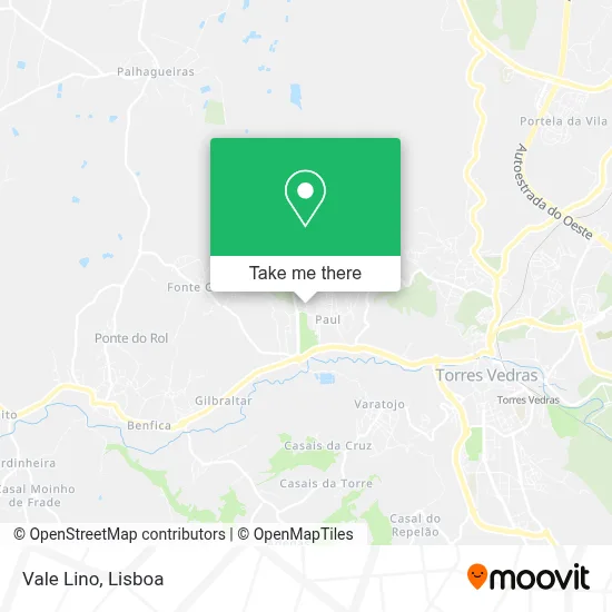 Vale Lino map