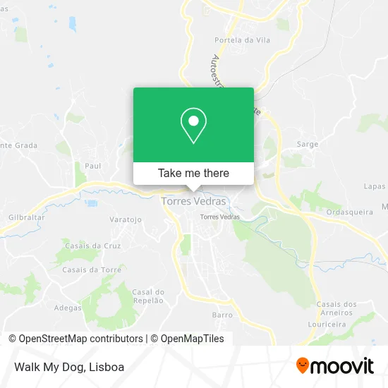 Walk My Dog map