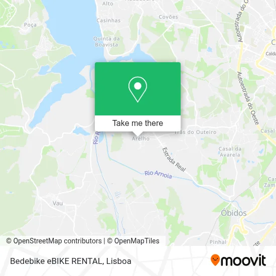Bedebike eBIKE RENTAL map