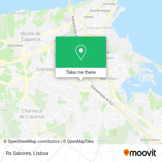 Rs Sabores map