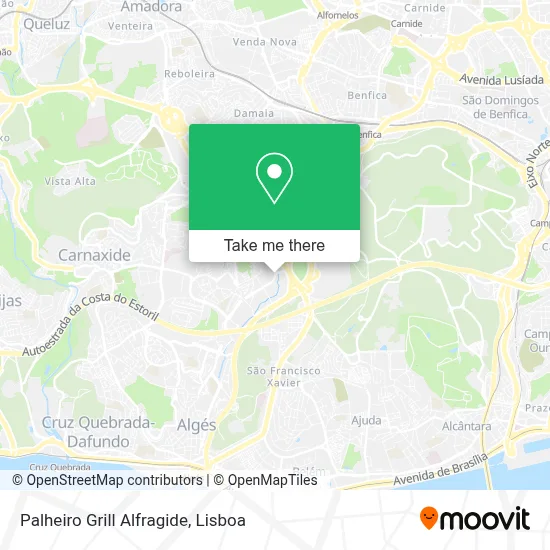 Palheiro Grill Alfragide map
