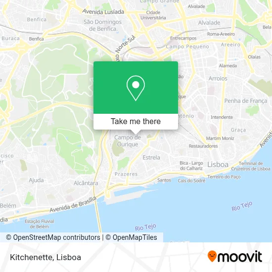Kitchenette mapa