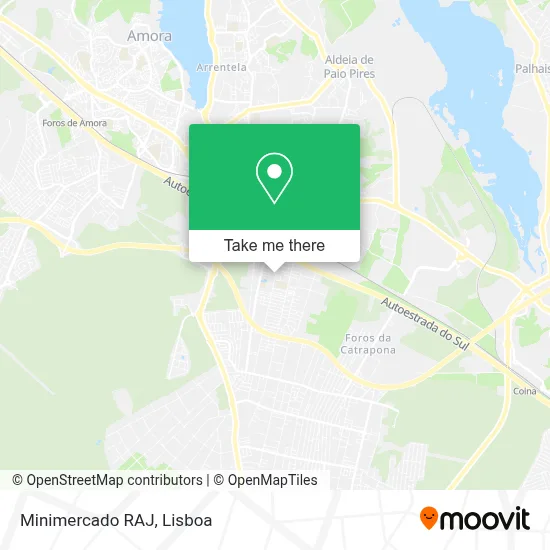 Minimercado RAJ map