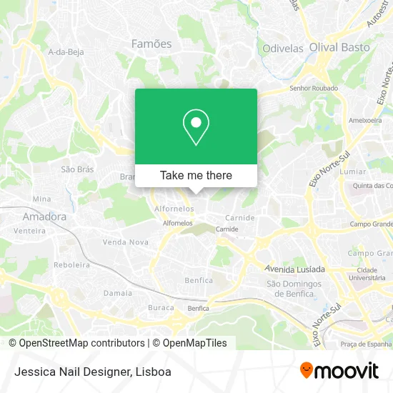 Jessica Nail Designer map
