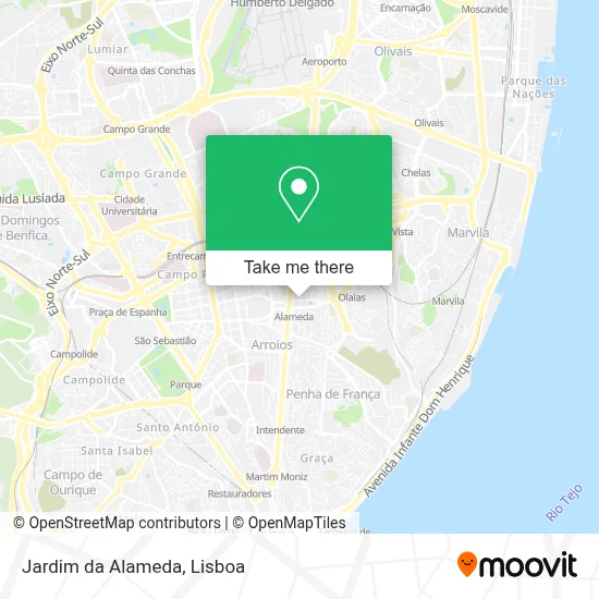 Jardim da Alameda map
