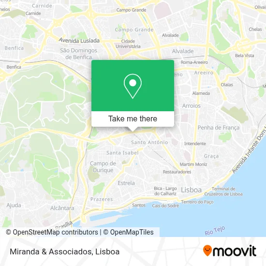 Miranda & Associados map