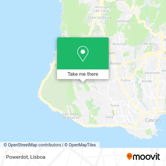 Powerdot mapa