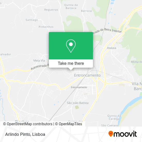 Arlindo Pinto map