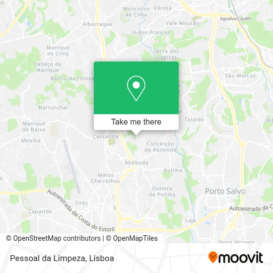 Pessoal da Limpeza map
