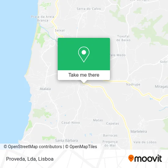 Proveda, Lda mapa