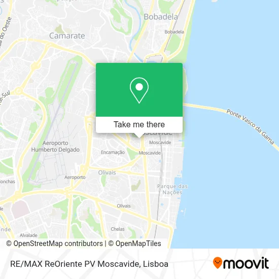 RE/MAX ReOriente PV Moscavide map