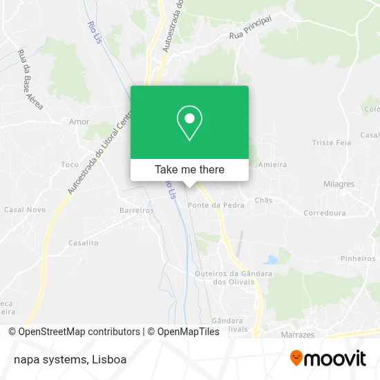 napa systems map