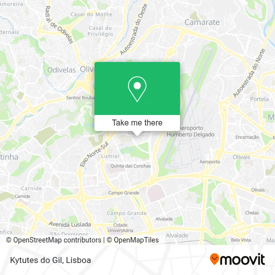 Kytutes do Gil map