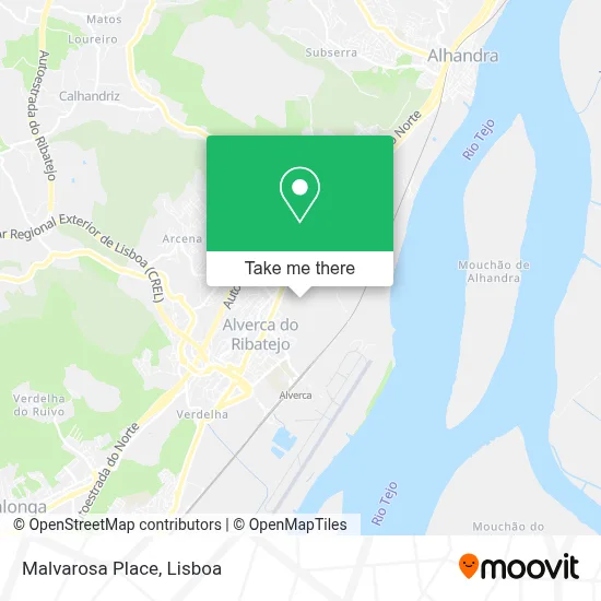 Malvarosa Place map