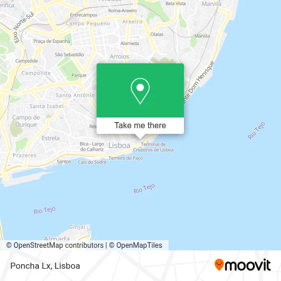 Poncha Lx map