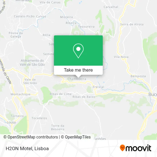 H2ON Motel map