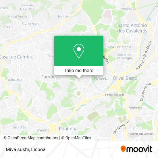 Miya sushi map