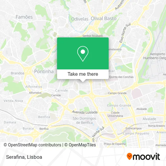 Serafina map