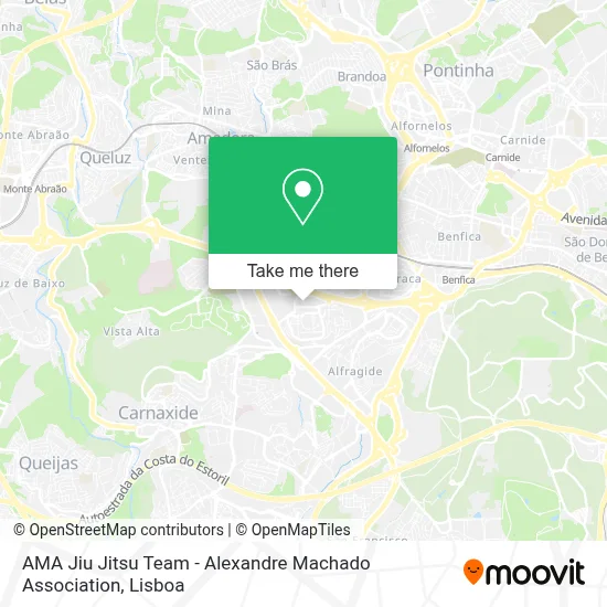 AMA Jiu Jitsu Team - Alexandre Machado Association map