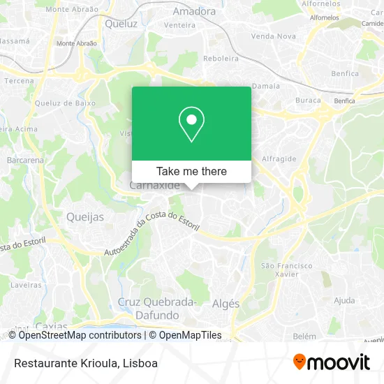 Restaurante Krioula map
