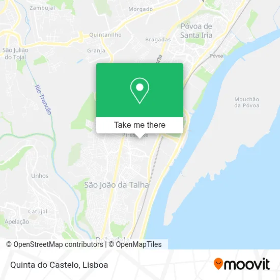 Quinta do Castelo mapa
