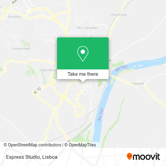 Express Studio map