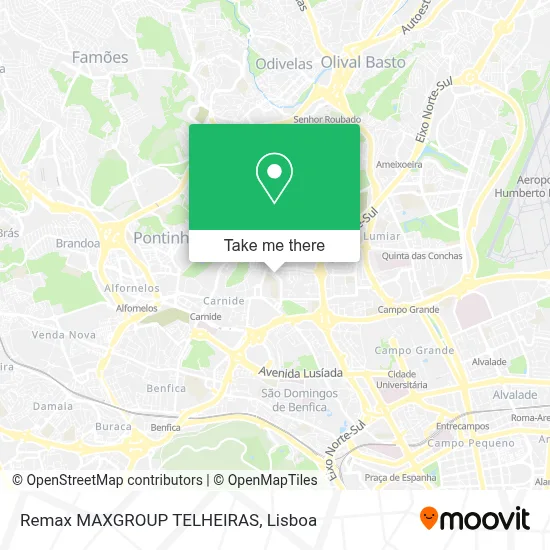 Remax MAXGROUP TELHEIRAS map