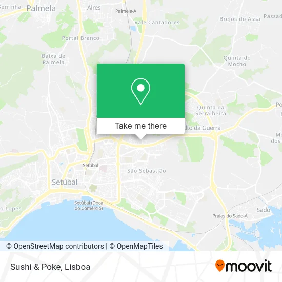 Sushi & Poke map