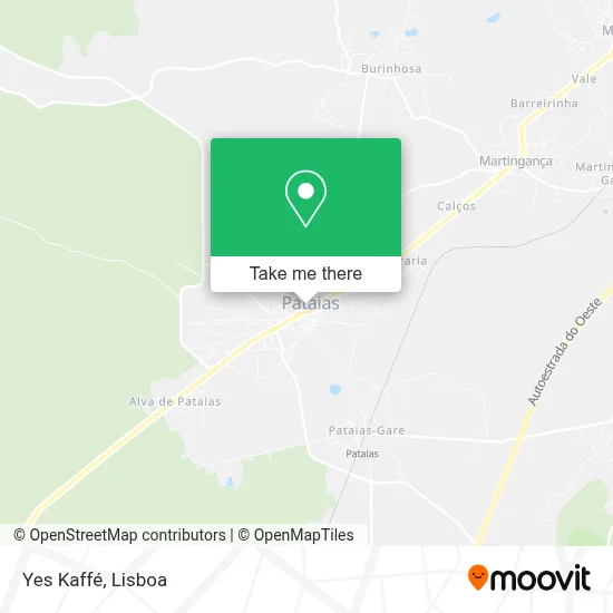 Yes Kaffé map