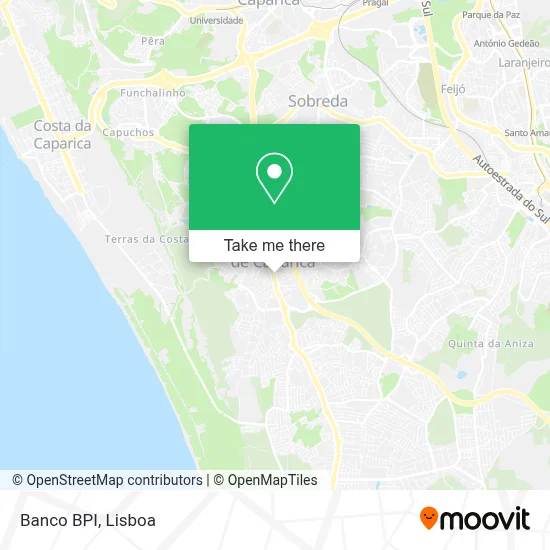 Banco BPI map