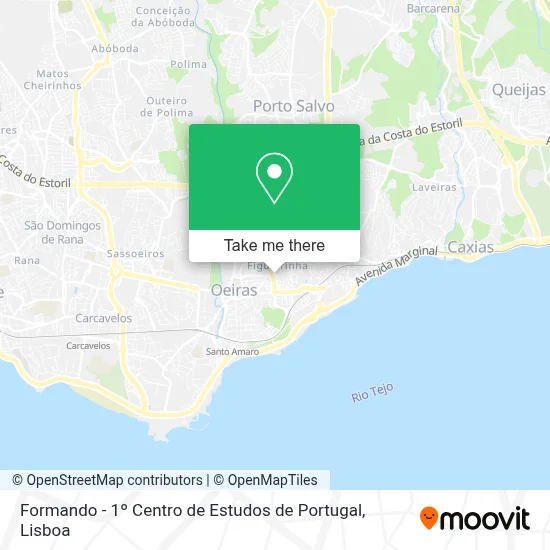 Formando - 1º Centro de Estudos de Portugal map