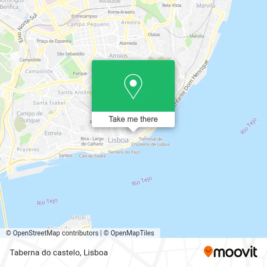 Taberna do castelo mapa