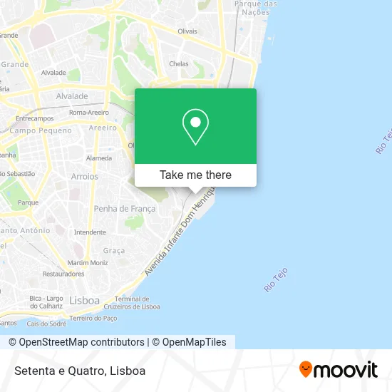 Setenta e Quatro map