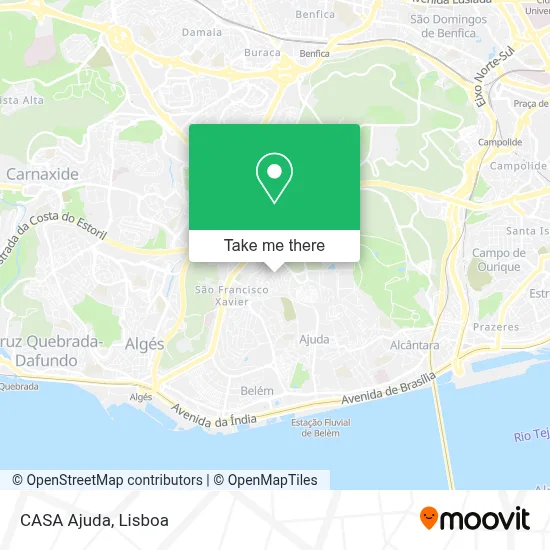 CASA Ajuda map