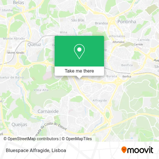 Bluespace Alfragide map