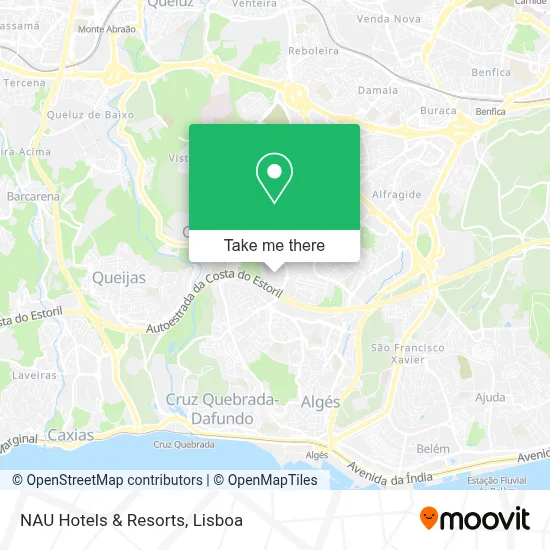 NAU Hotels & Resorts map