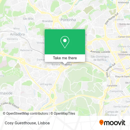 Cosy Guesthouse map