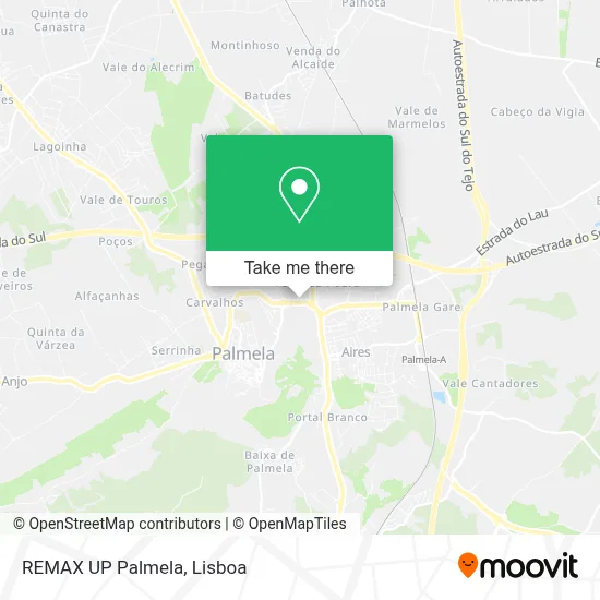 REMAX UP Palmela mapa