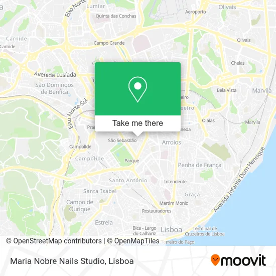 Maria Nobre Nails Studio map