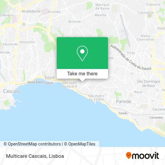 Multicare Cascais mapa