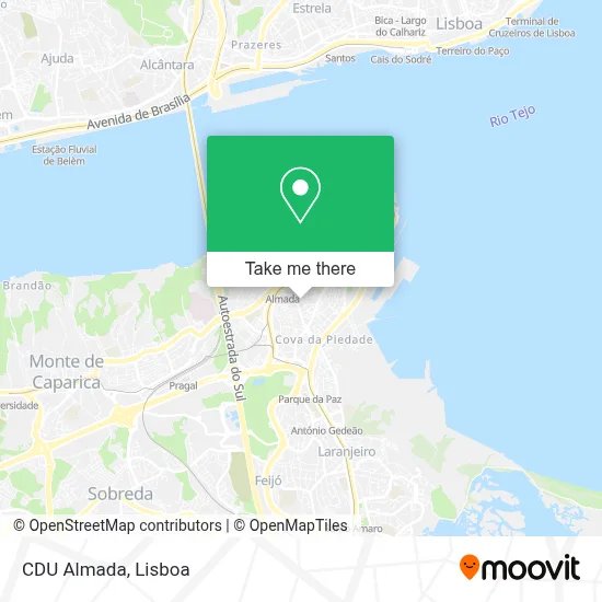 CDU Almada map