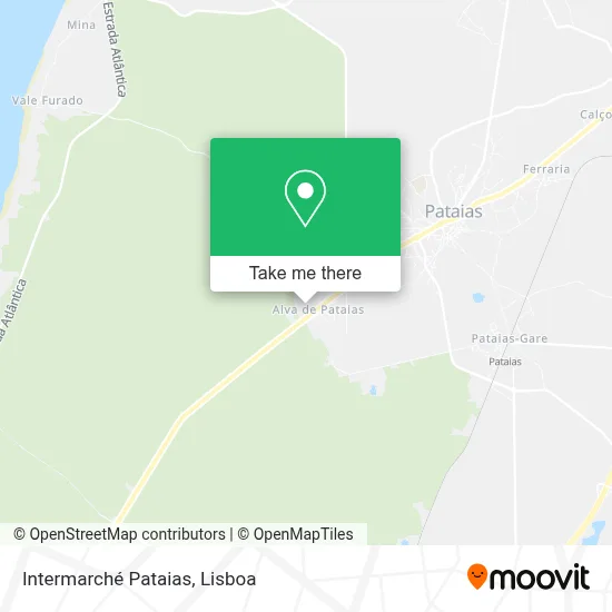 Intermarché Pataias map