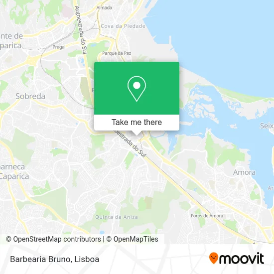 Barbearia Bruno map