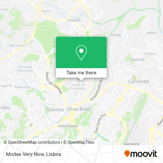 Modas Very Nice mapa