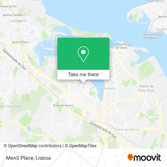 MenS Place map