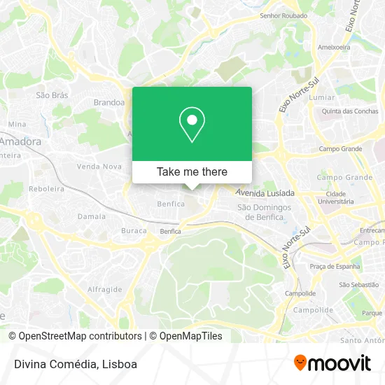 Divina Comédia map