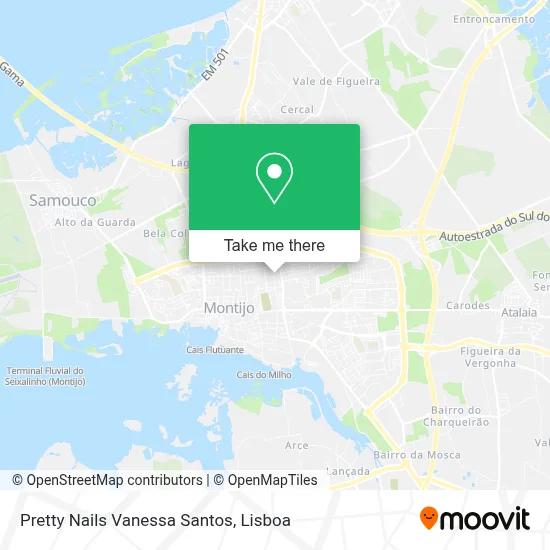 Pretty Nails Vanessa Santos map