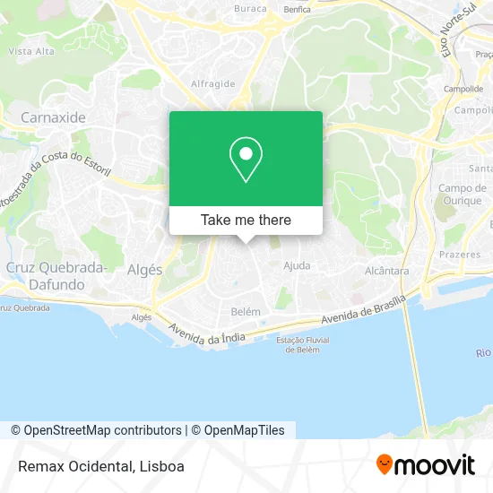 Remax Ocidental map