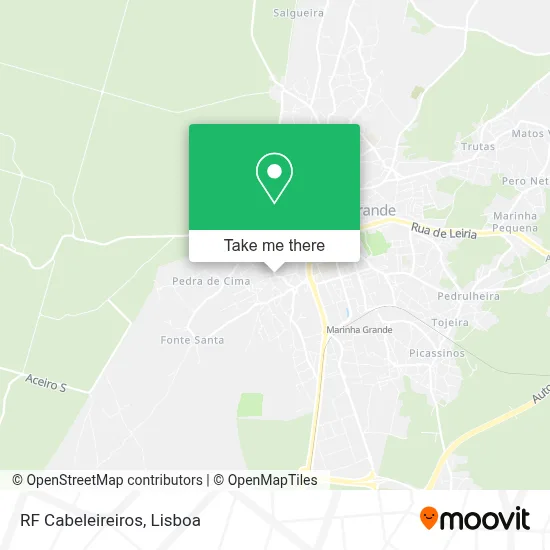 RF Cabeleireiros map