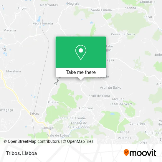Tribos map